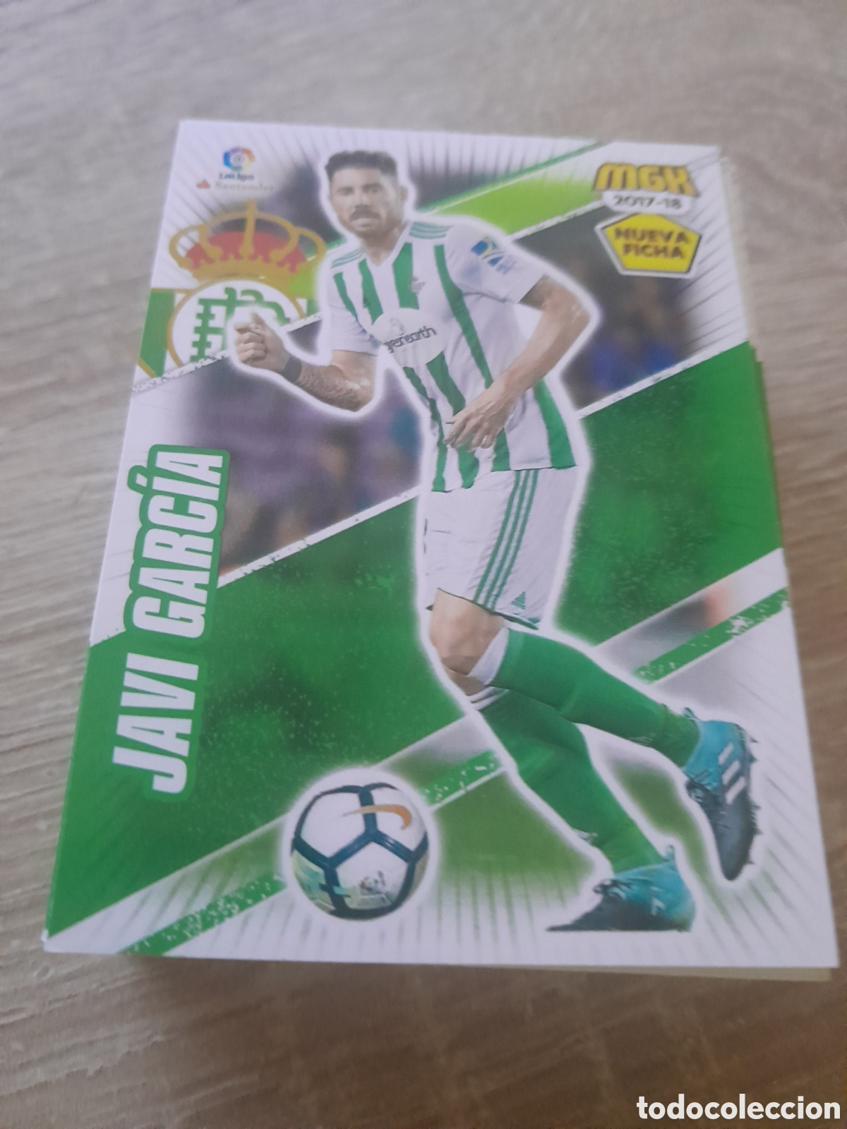 Cromos de f&uacute;tbol: n&ordm; 120 bis javi garcia megacracks 2017 2018 cromo liga mgk 2017-18
