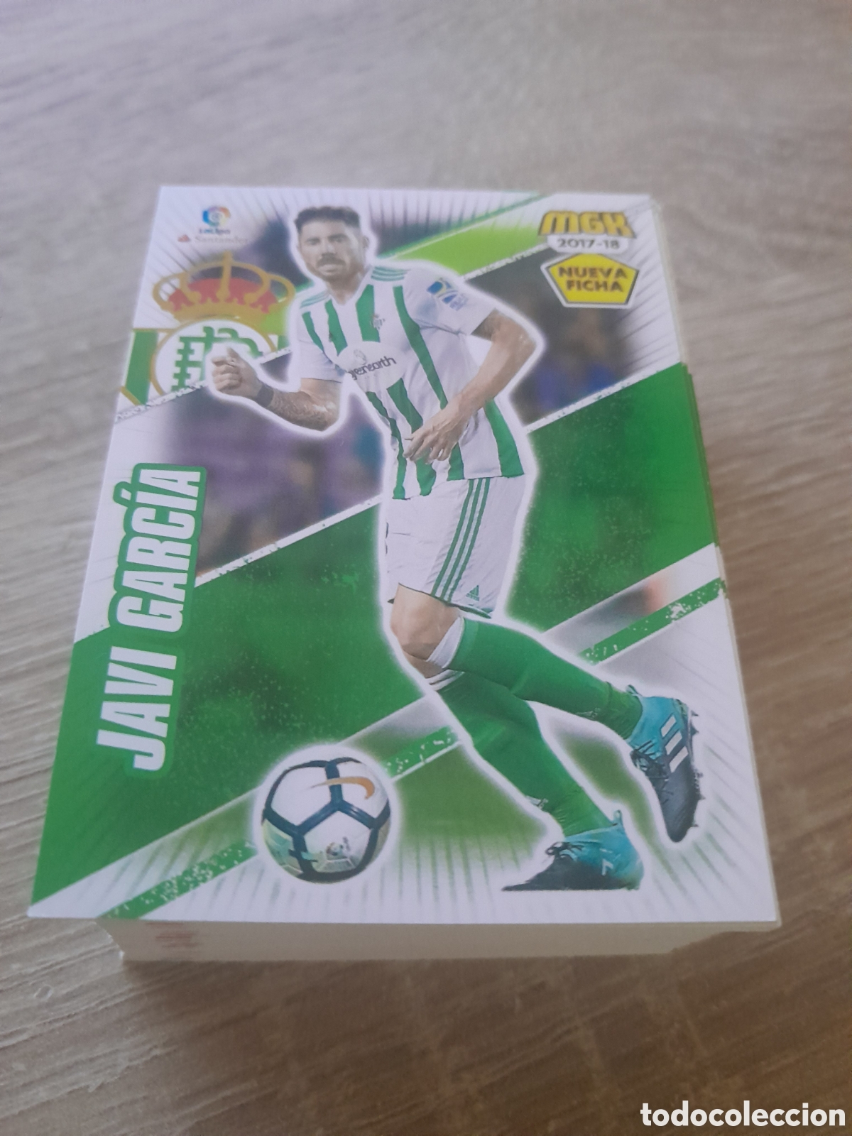 Cromos de f&uacute;tbol: n&ordm; 120 bis javi garcia megacracks 2017 2018 cromo liga mgk 2017-18