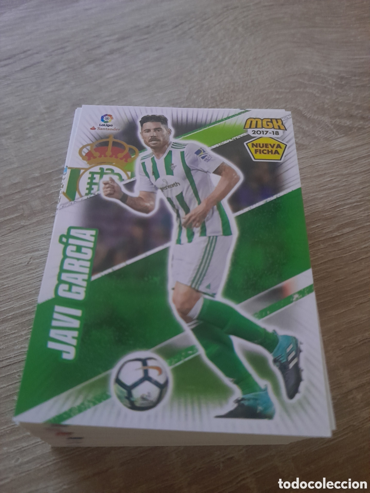 Cromos de f&uacute;tbol: n&ordm; 120 bis javi garcia megacracks 2017 2018 cromo liga mgk 2017-18