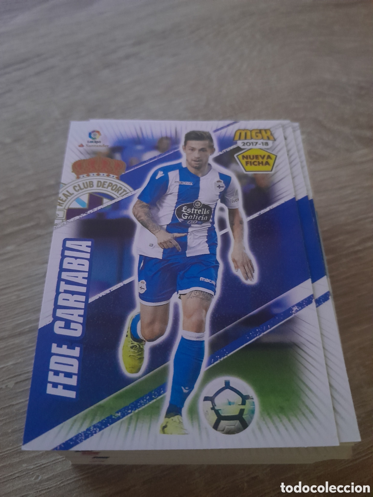 Cromos de f&uacute;tbol: n&ordm; 178 bis fede cartabia megacracks 2017 2018 cromo liga mgk 2017-18