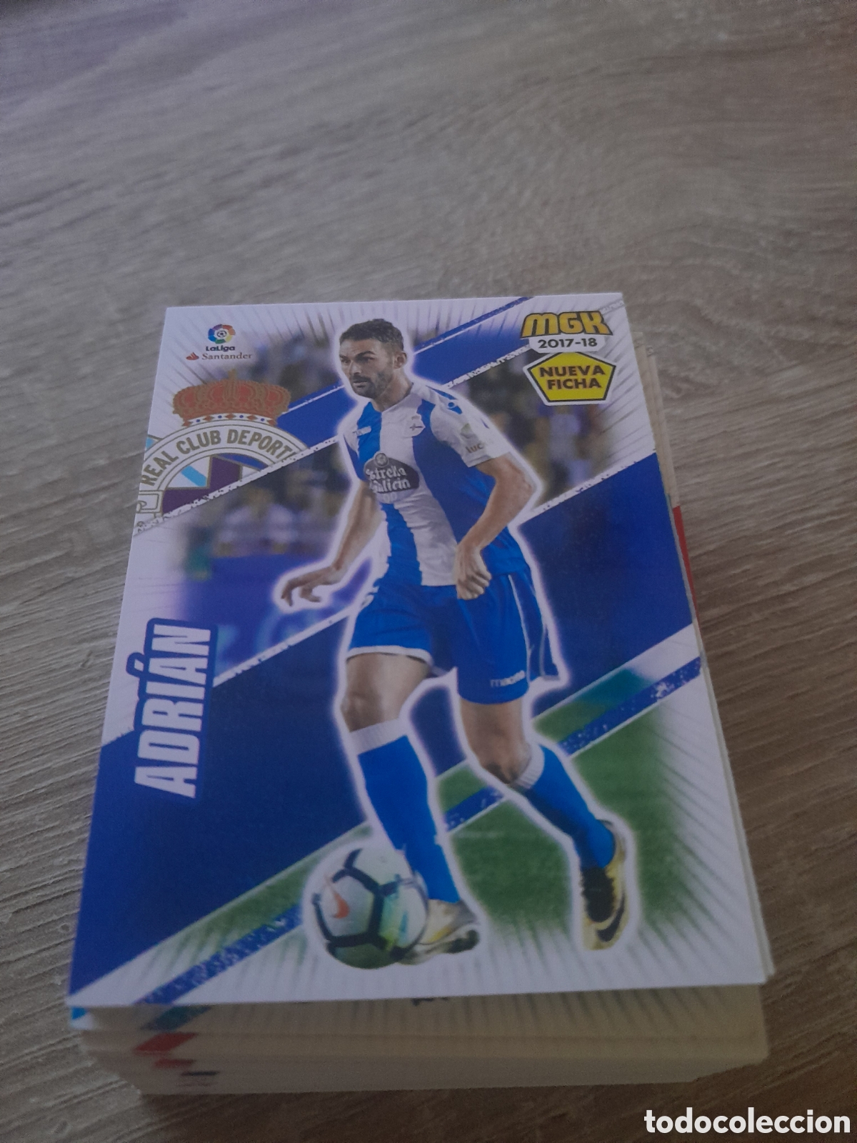 Cromos de f&uacute;tbol: n&ordm; 176 bis adrian megacracks 2017 2018 cromo liga mgk 2017-18
