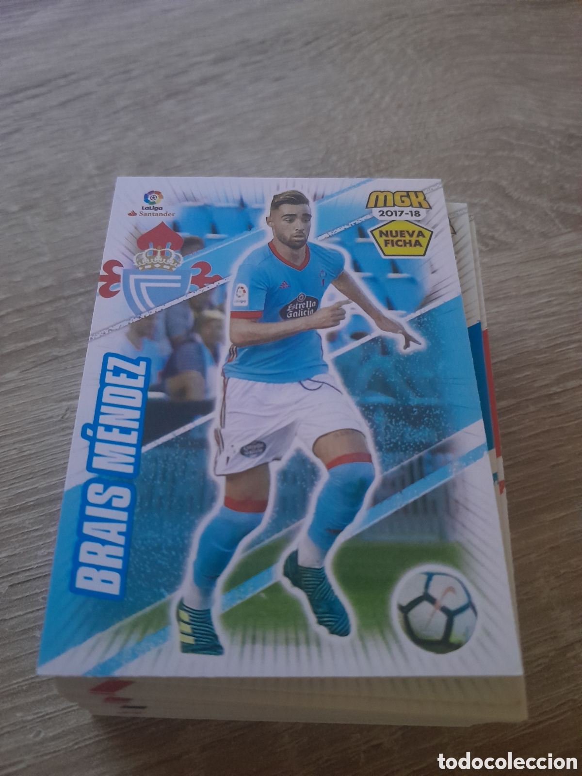 Cromos de f&uacute;tbol: n&ordm; 150 bis brais mendez megacracks 2017 2018 cromo liga mgk 2017-18