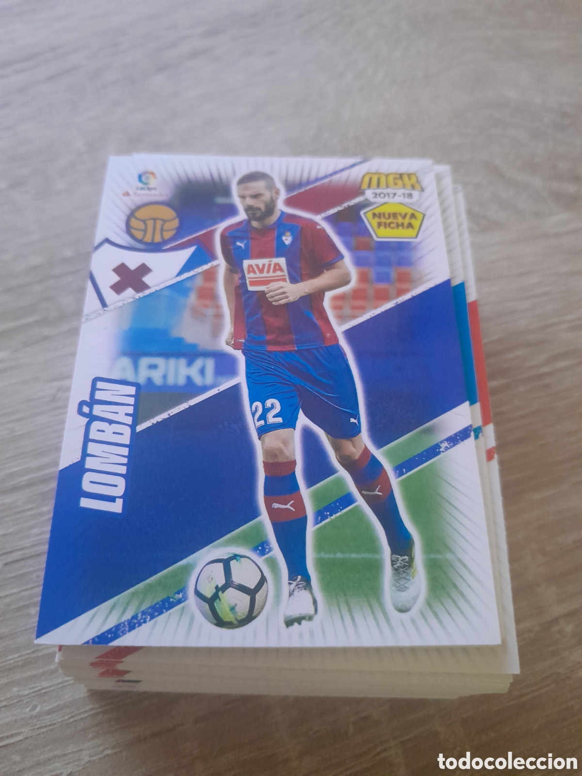 Cromos de f&uacute;tbol: n&ordm; 194 bis lomban megacracks 2017 2018 cromo liga mgk 2017-18