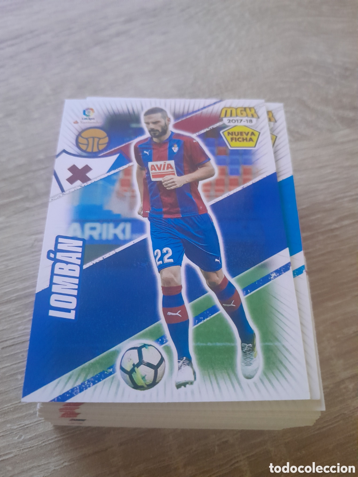 Cromos de f&uacute;tbol: n&ordm; 194 bis lomban megacracks 2017 2018 cromo liga mgk 2017-18