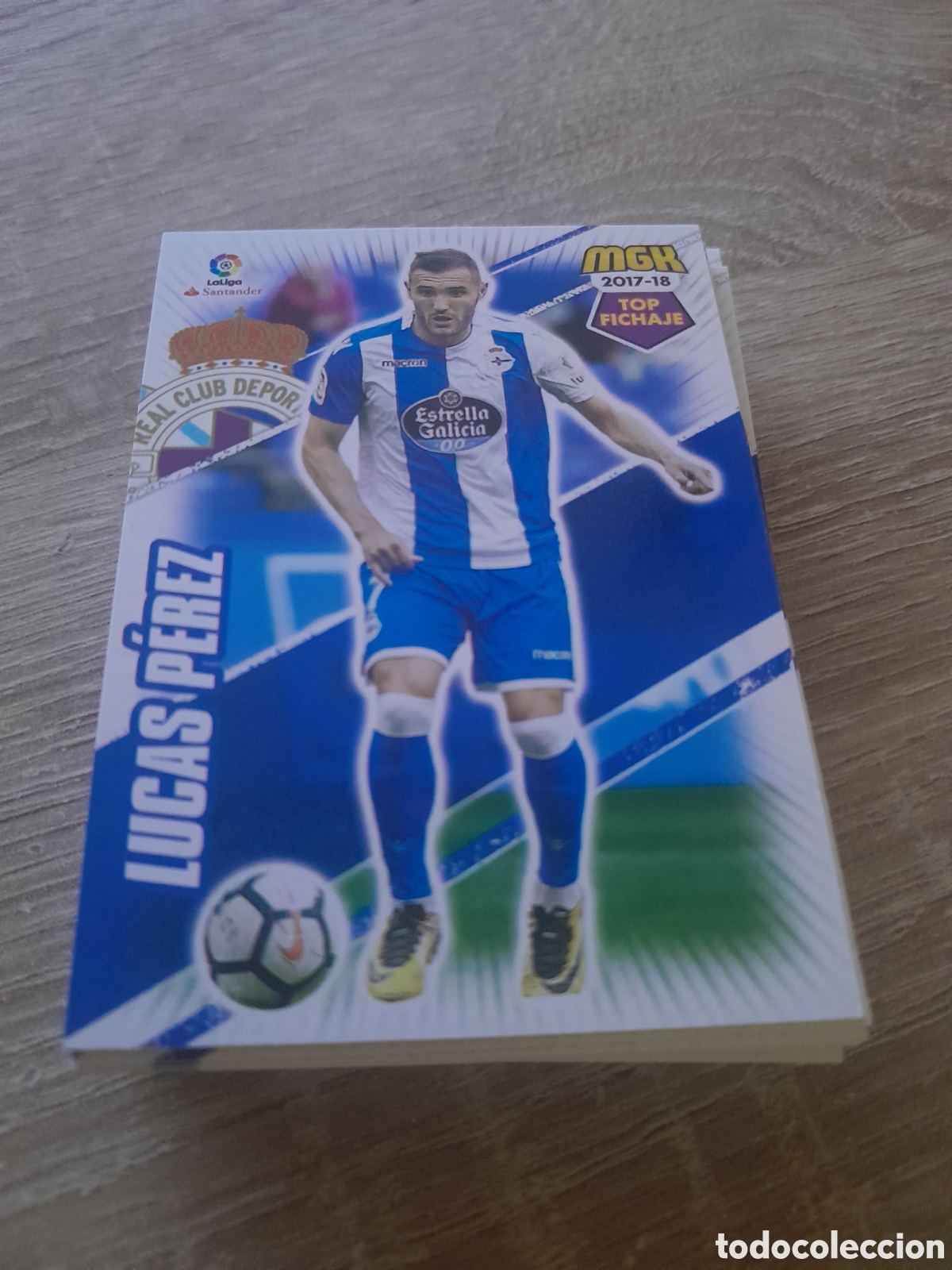 Cartes &agrave; collectionner de Football: n&ordm; 183 lucas perez megacracks 2017 2018 cromo liga mgk 2017-18