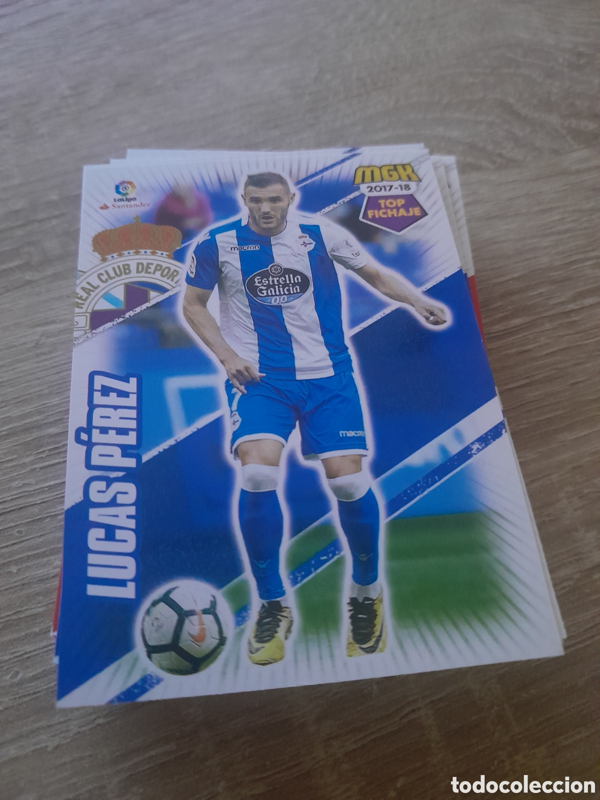 Cartes &agrave; collectionner de Football: n&ordm; 183 lucas perez megacracks 2017 2018 cromo liga mgk 2017-18