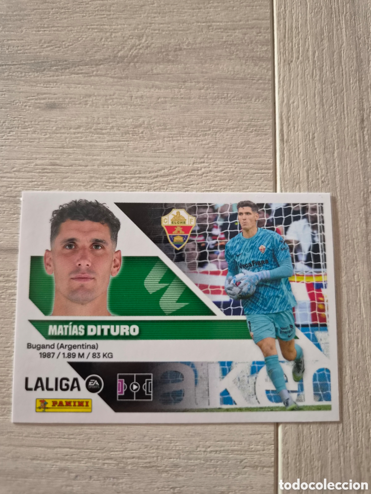 Cromos de f&uacute;tbol: N&deg;3 Elche Dituro Liga Este 26/27