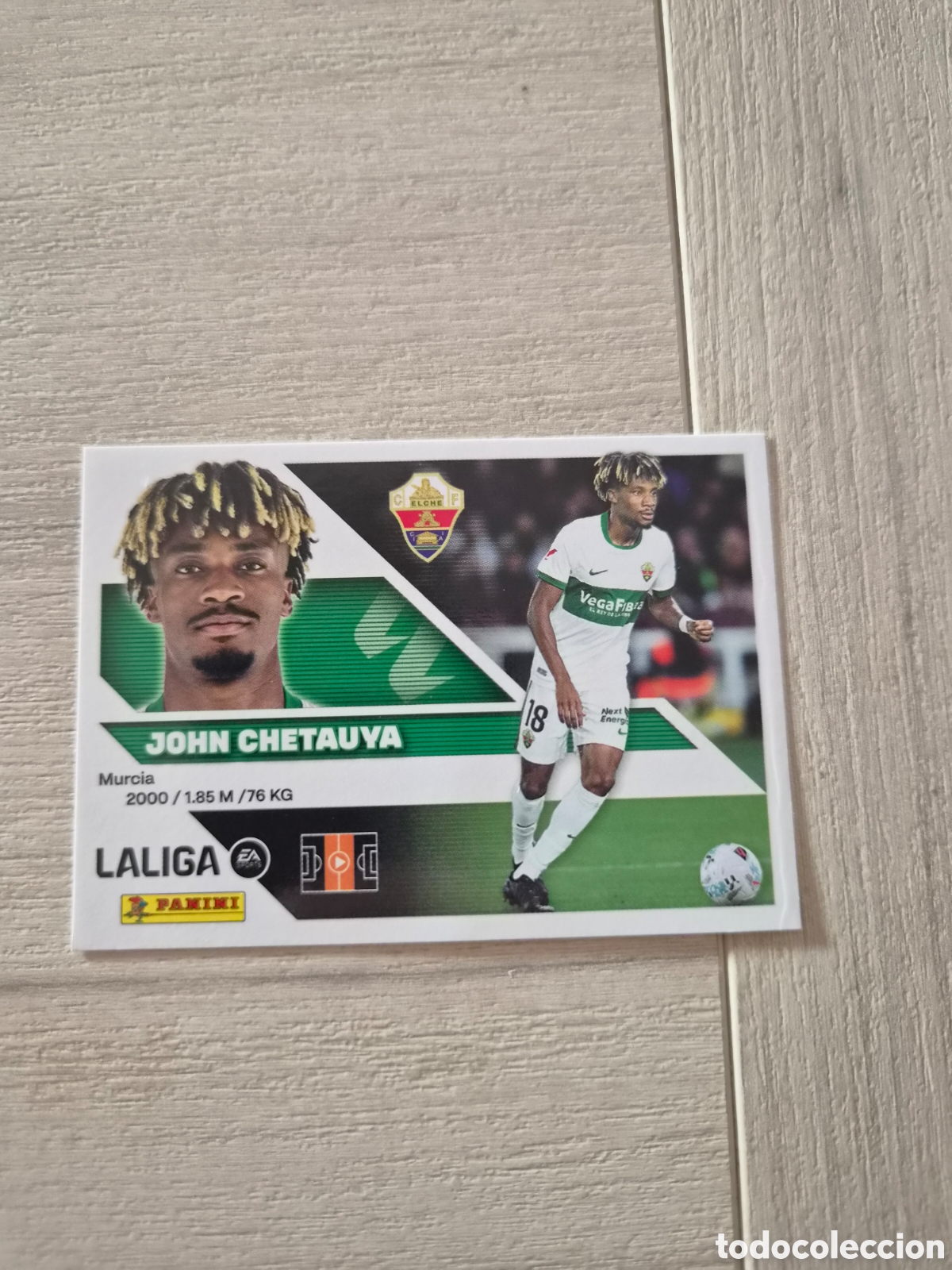 Cromos de f&uacute;tbol: N&deg;13B Elche Chetauya Liga Este 26/27