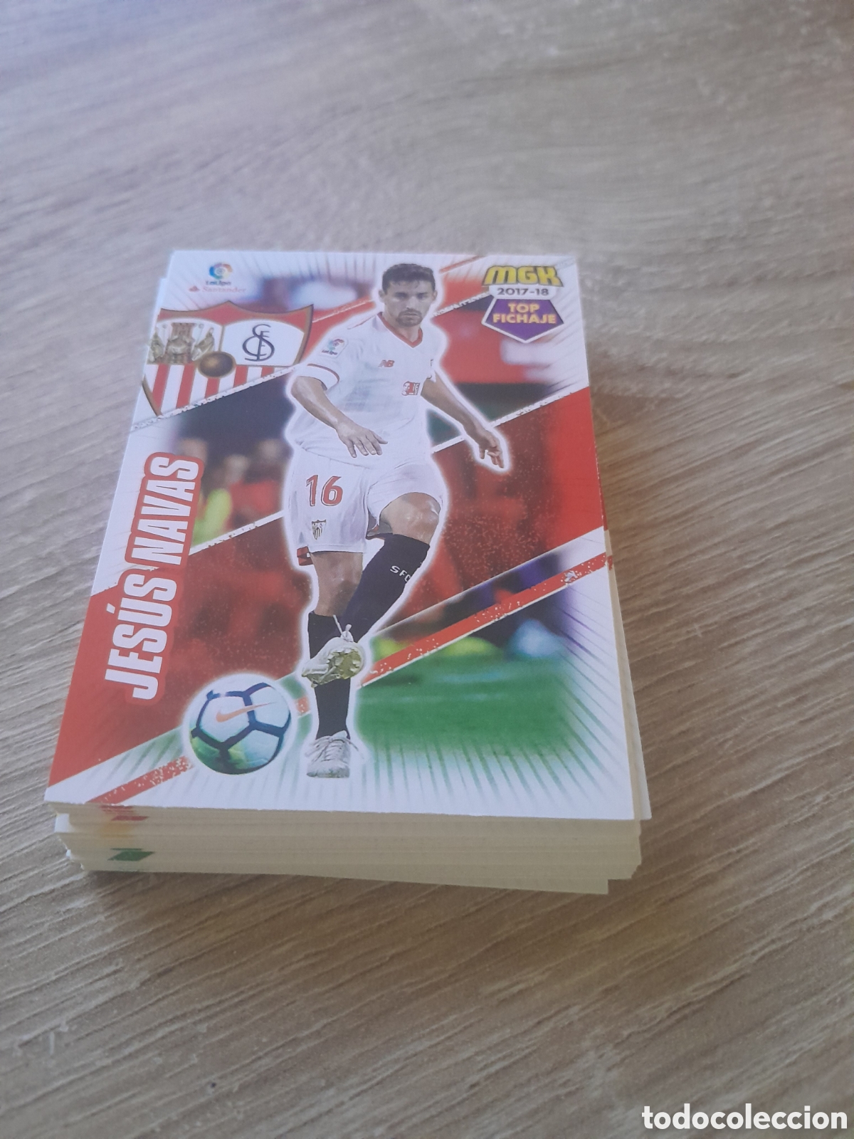 Cartes &agrave; collectionner de Football: n&ordm; 480 jesus navas megacracks 2017 2018 cromo liga mgk 2017-18