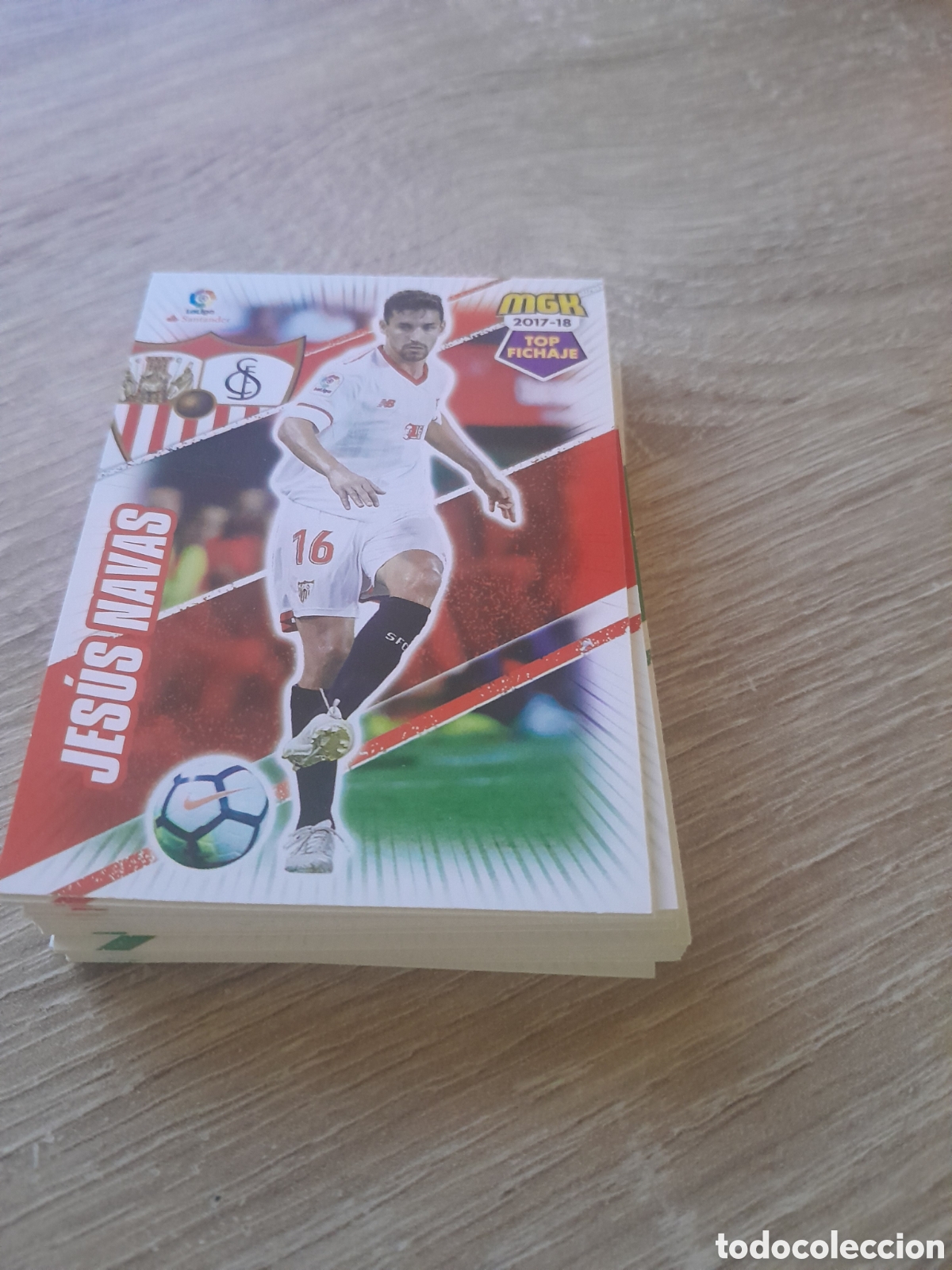 Cartes &agrave; collectionner de Football: n&ordm; 480 jesus navas megacracks 2017 2018 cromo liga mgk 2017-18
