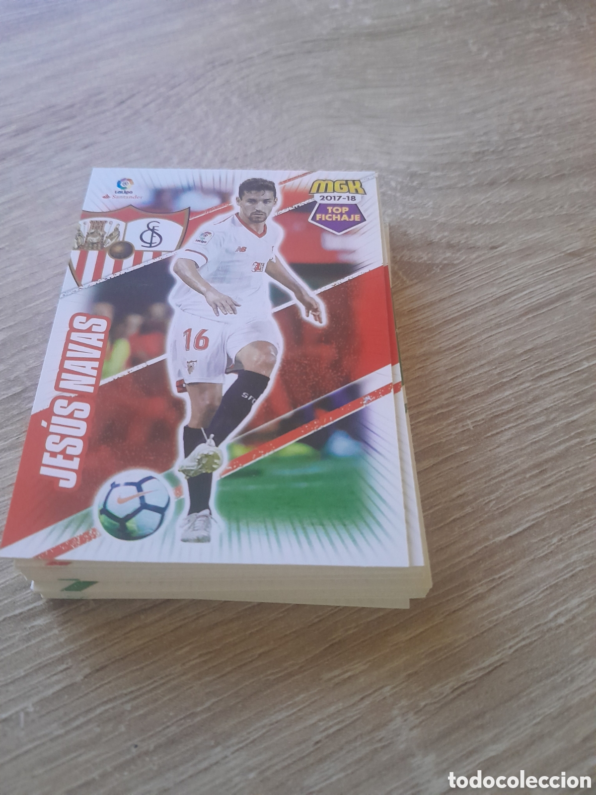 Cartes &agrave; collectionner de Football: n&ordm; 480 jesus navas megacracks 2017 2018 cromo liga mgk 2017-18