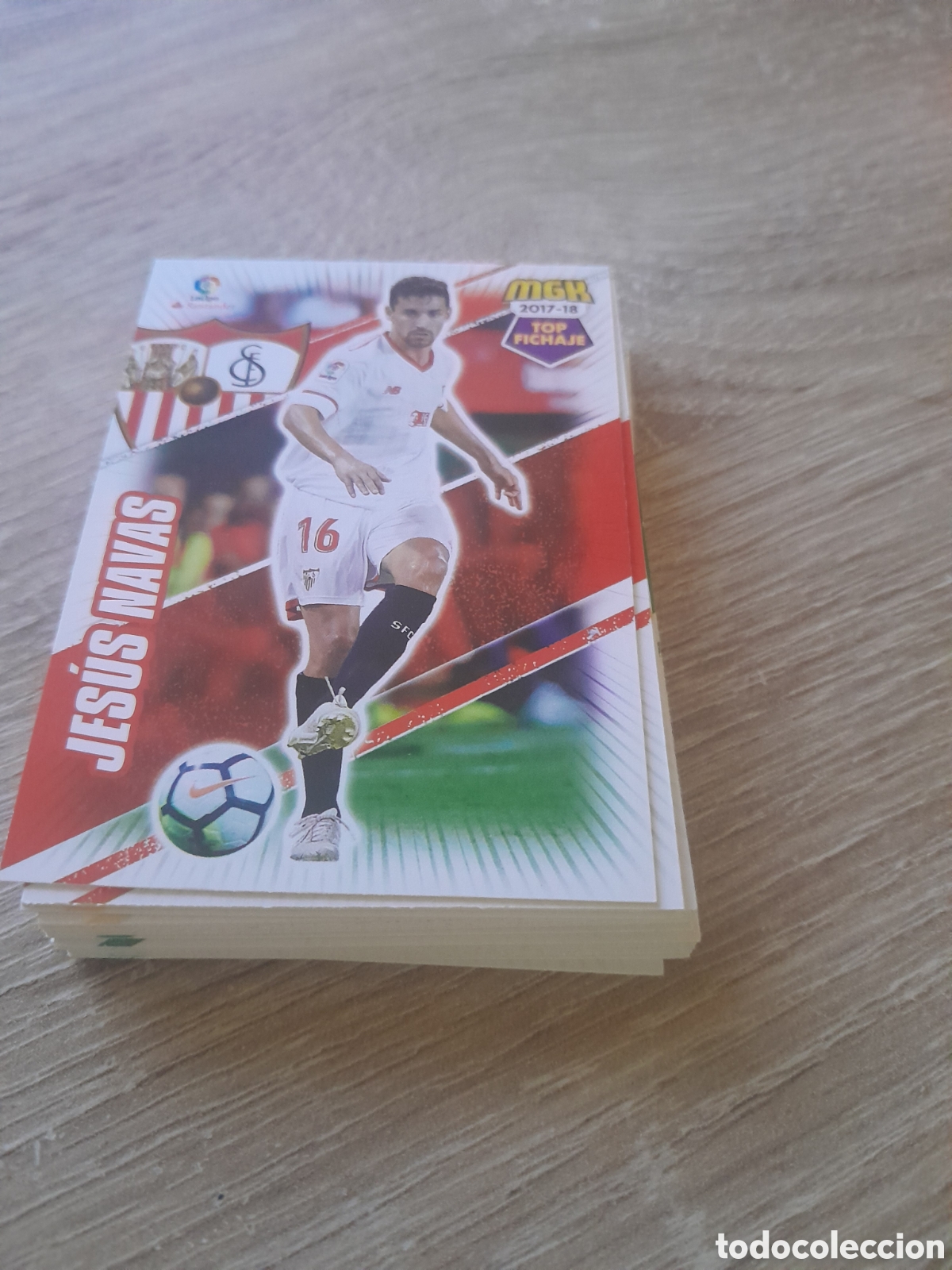 Cartes &agrave; collectionner de Football: n&ordm; 480 jesus navas megacracks 2017 2018 cromo liga mgk 2017-18