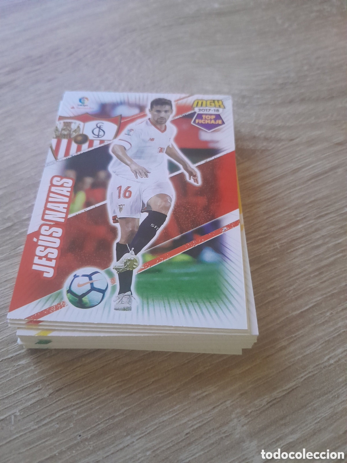 Cartes &agrave; collectionner de Football: n&ordm; 480 jesus navas megacracks 2017 2018 cromo liga mgk 2017-18