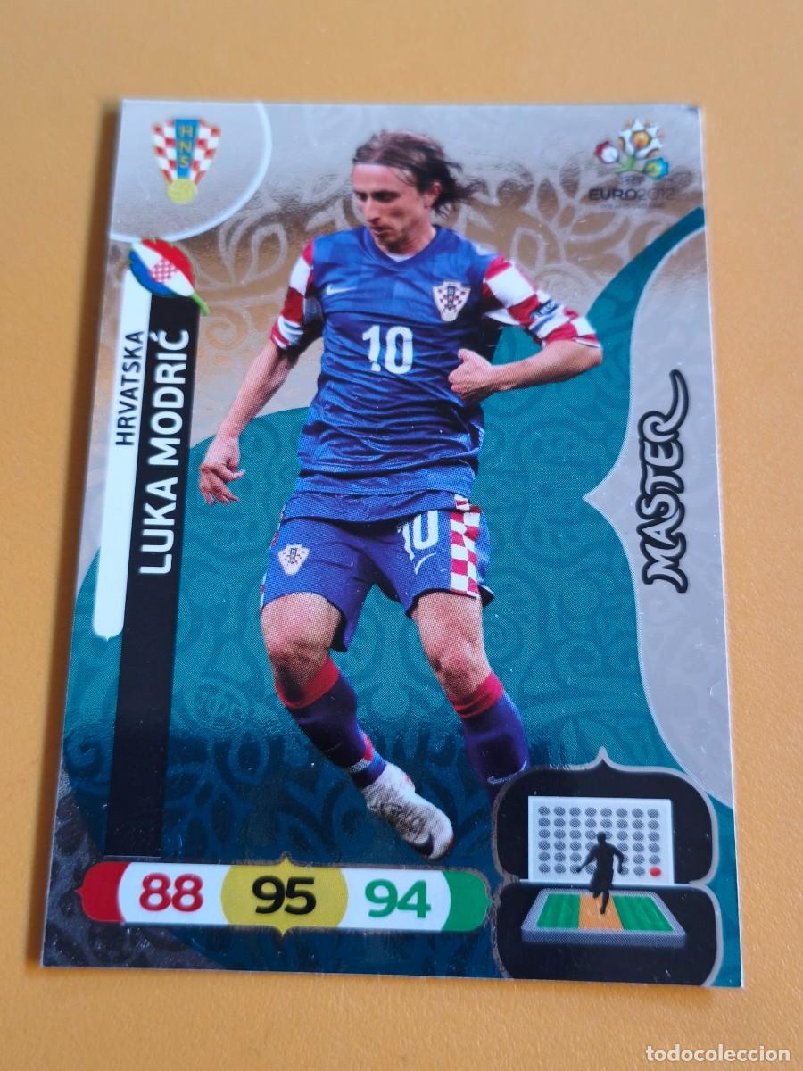 Cromos de f&uacute;tbol: modric, euro 2012 master