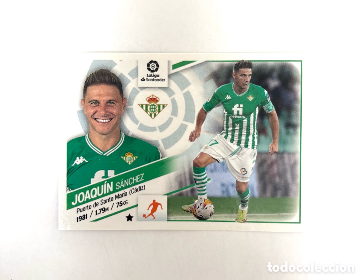 Cromos de f&uacute;tbol: CROMO 13 B 22 23 JOAQU&Iacute;N BETIS 2022 2023 NUNCA PEGADO ESTE