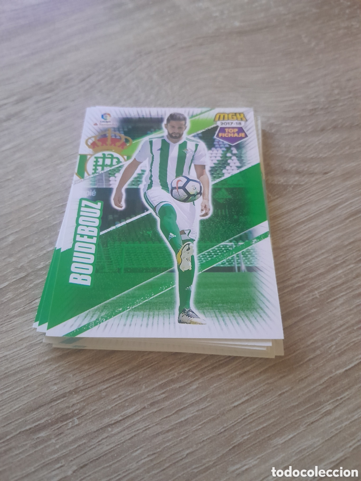 Cartes &agrave; collectionner de Football: n&ordm; 128 boudebouz megacracks 2017 2018 cromo liga mgk 2017-18