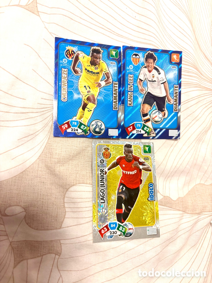 Cromos de f&uacute;tbol: LOTE 3 CARTAS DIAMANTE 2019 2020 19 20 ADRENALYN . Muy buen estado