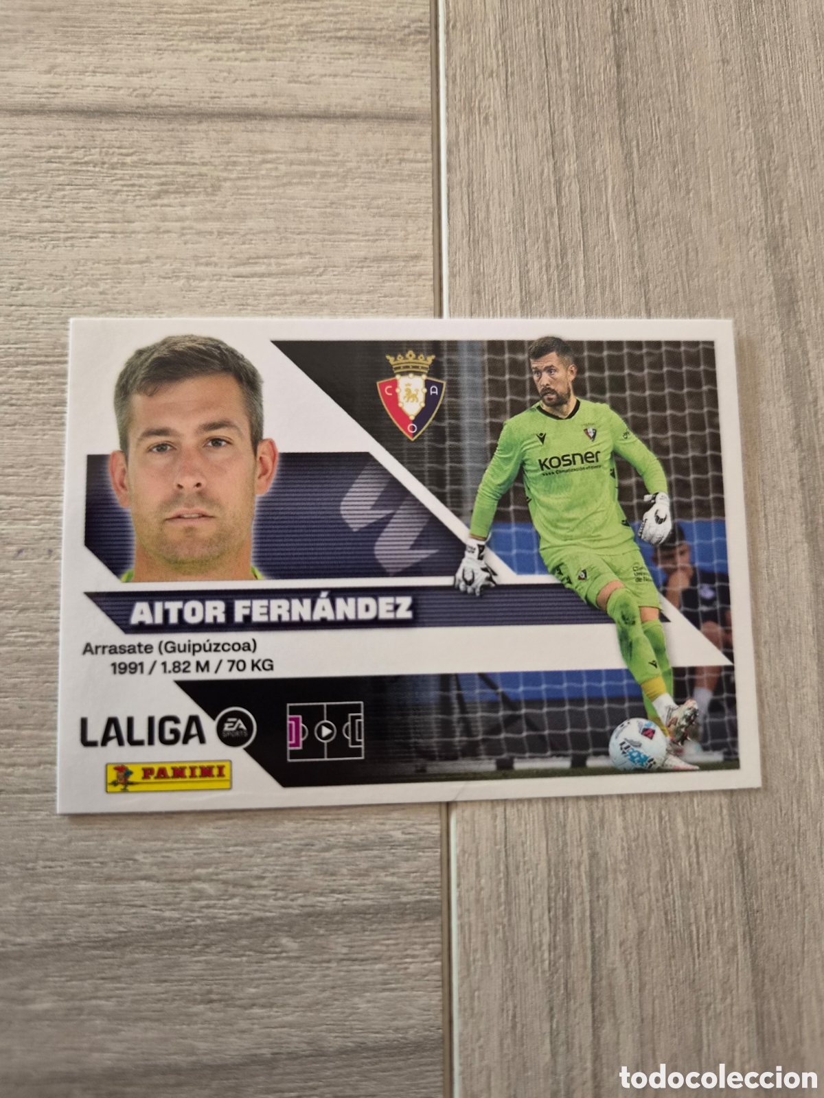 Figurine di Calcio: N&deg;4 Osasuna Aitor Fern&aacute;ndez Liga Este 26/27