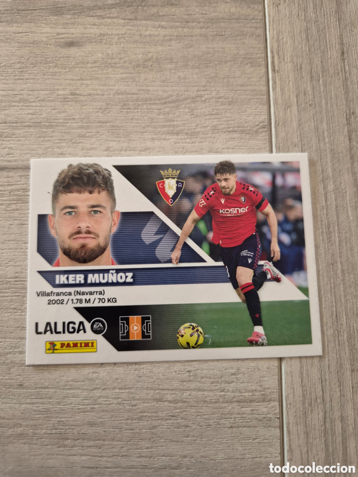 Figurine di Calcio: N&deg;13B Osasuna Iker Mu&ntilde;oz Liga Este 26/27