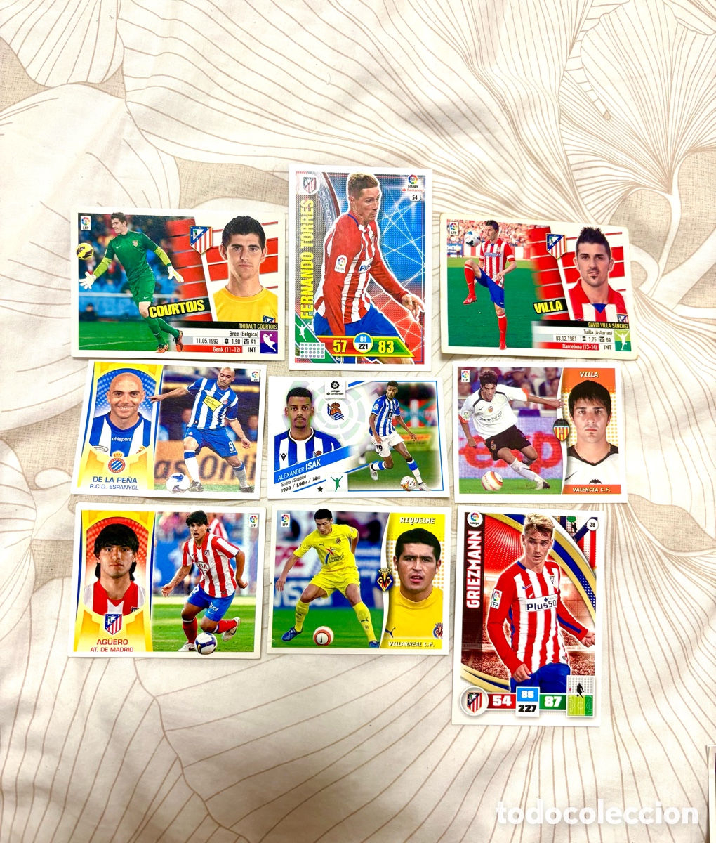 Figurine di Calcio: LOTE 9 CROMOS M&Iacute;TICOS NUNCA PEGADOS LIGA ESPA&Ntilde;OLA . Ver fotos