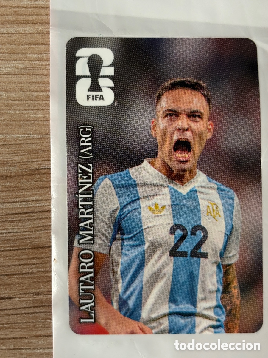 Football Stickers: (L041D*) LAUTARO MART&Iacute;NEZ (ARG). CROMO PANINI PROMOCI&Oacute;N COCA-COLA MUNDIAL FIFA 2026.