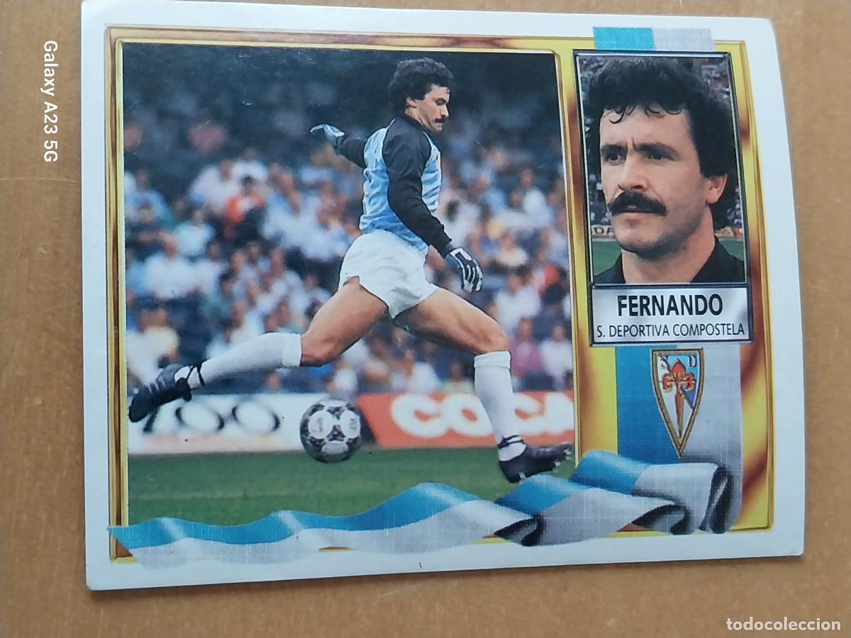 Cromos de f&uacute;tbol: FERNANDO COMPOSTELA ED ESTE LIGA 1995 95 96 CROMO SIN PEGAR NUNCA ORIGINAL