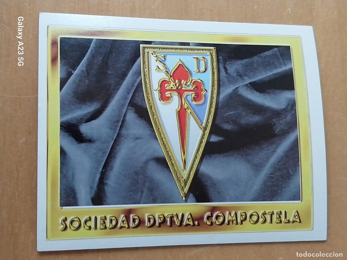 Cromos de f&uacute;tbol: COMPOSTELA ESCUDO ED ESTE LIGA 1995 95 96 CROMO SIN PEGAR NUNCA ORIGINAL