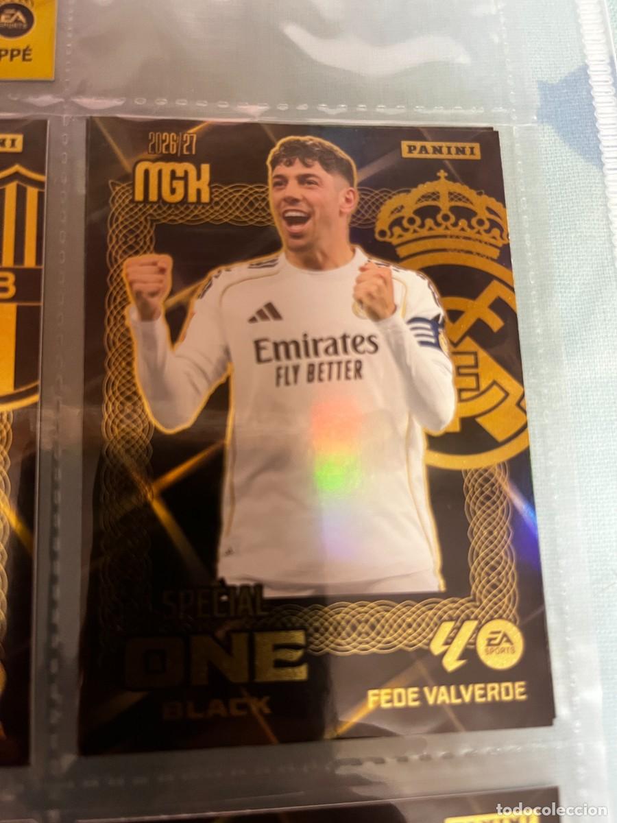 Cromos de f&uacute;tbol: MEGACRACKS MGK 2026 2027 26 27 PANINI N&ordm; FEDE VALVERDE REAL MADRID SPECIAL ONE BLACK