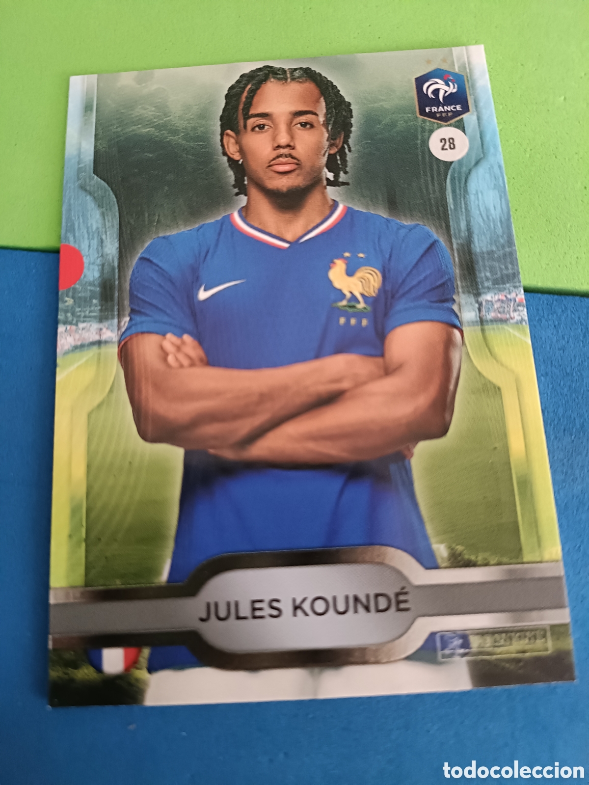 Cromos de Futebol: PANINI FFF BLEU COLLECTIF 2025 - 28 Kounde