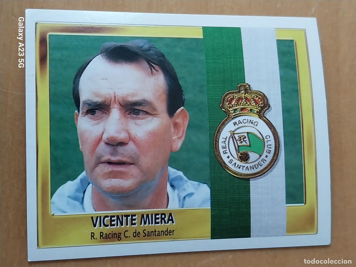 Cartes &agrave; collectionner de Football: MIERA RACING SANTANDER ED ESTE LIGA 1995 95 96 CROMO SIN PEGAR NUNCA ORIGINAL