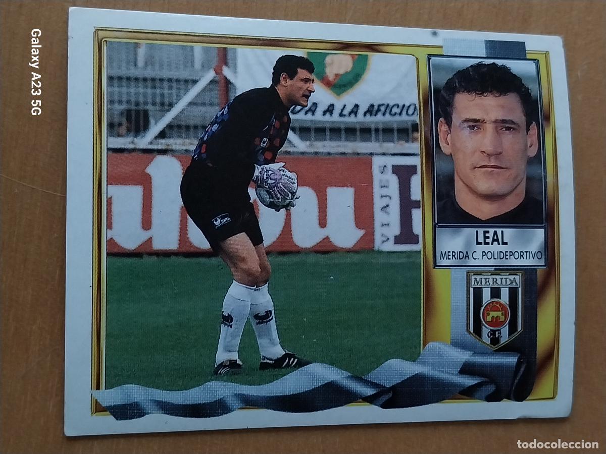 Cromos de f&uacute;tbol: LEAL MERIDA ED ESTE LIGA 1995 95 96 CROMO SIN PEGAR NUNCA ORIGINAL