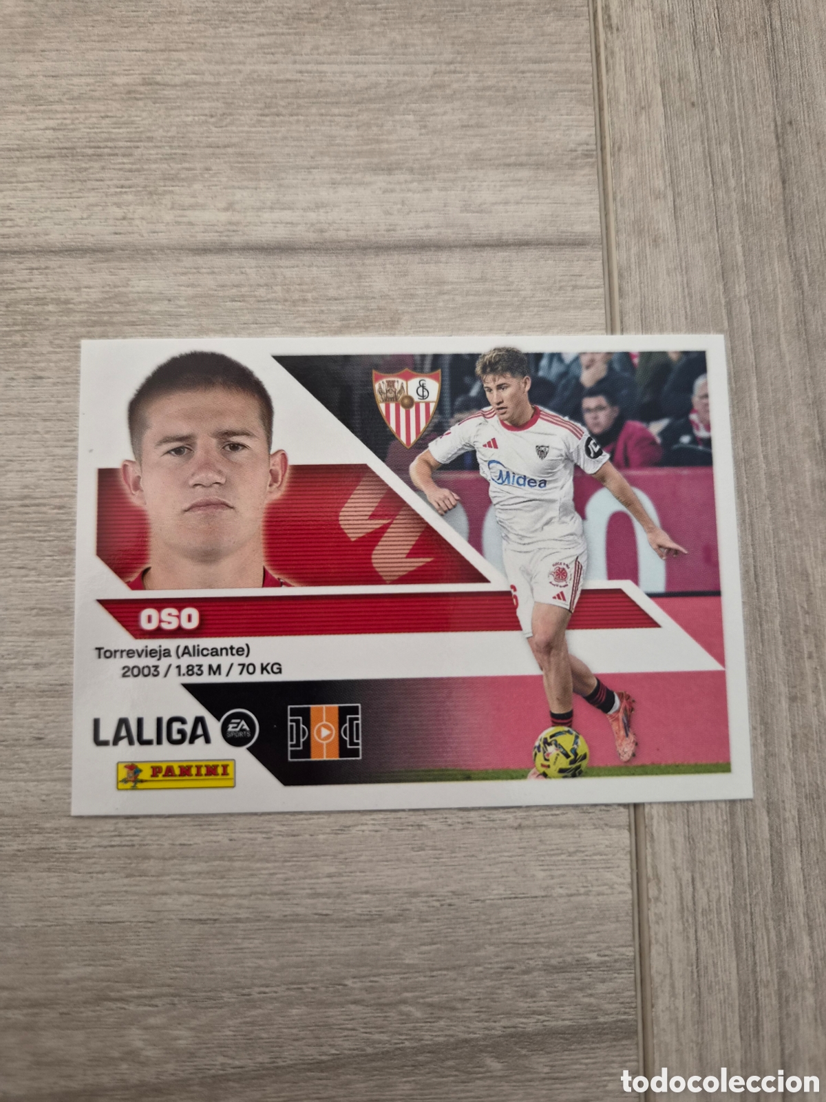 Cromos de f&uacute;tbol: N&deg;11 Sevilla Oso Liga Este 26/27