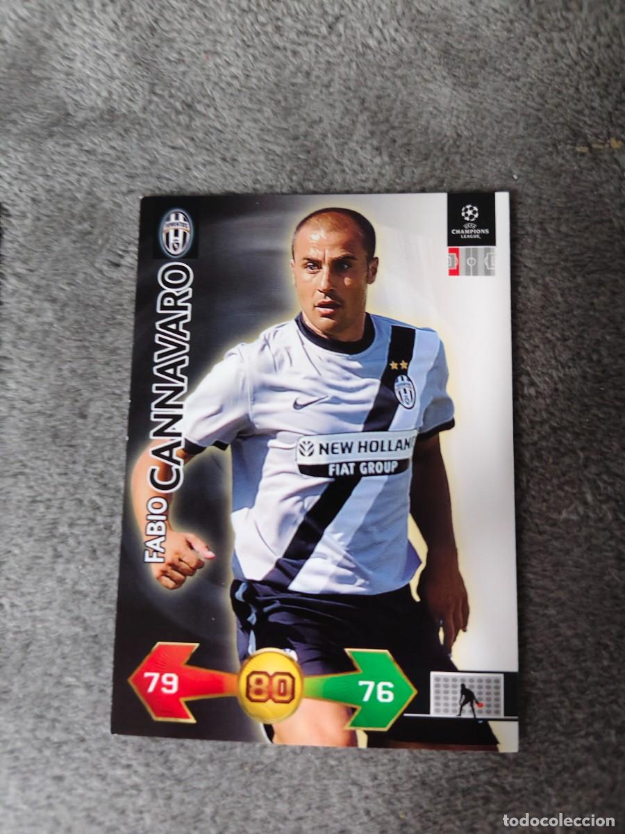 Cromos de f&uacute;tbol: SUPER STRIKES 2009 10 FABIO CANNAVARO JUVENTUS ADRENALYN PANINI CHAMPIONS LEAGUE 09 2010 AAO