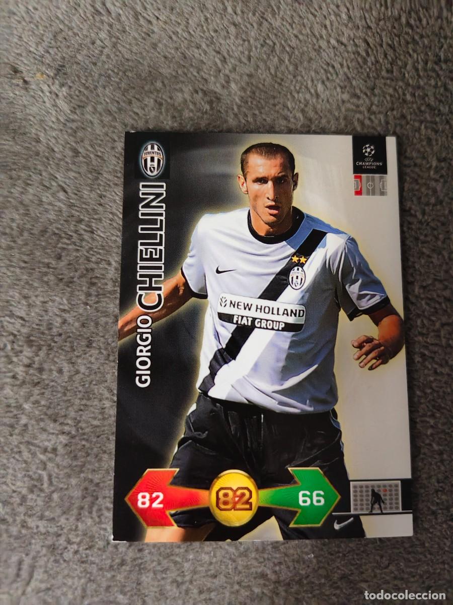 Cromos de f&uacute;tbol: SUPER STRIKES 2009 10 GIORGIO CHIELLINI JUVENTUS ADRENALYN PANINI CHAMPIONS LEAGUE 09 2010 AAO