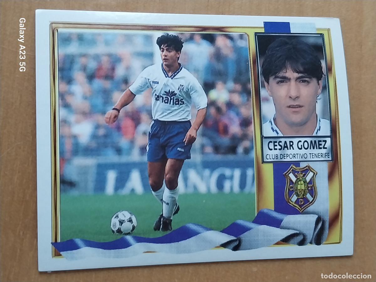 Cromos de f&uacute;tbol: CESAR TENERIFE ED ESTE LIGA 1995 95 96 CROMO SIN PEGAR NUNCA ORIGINAL