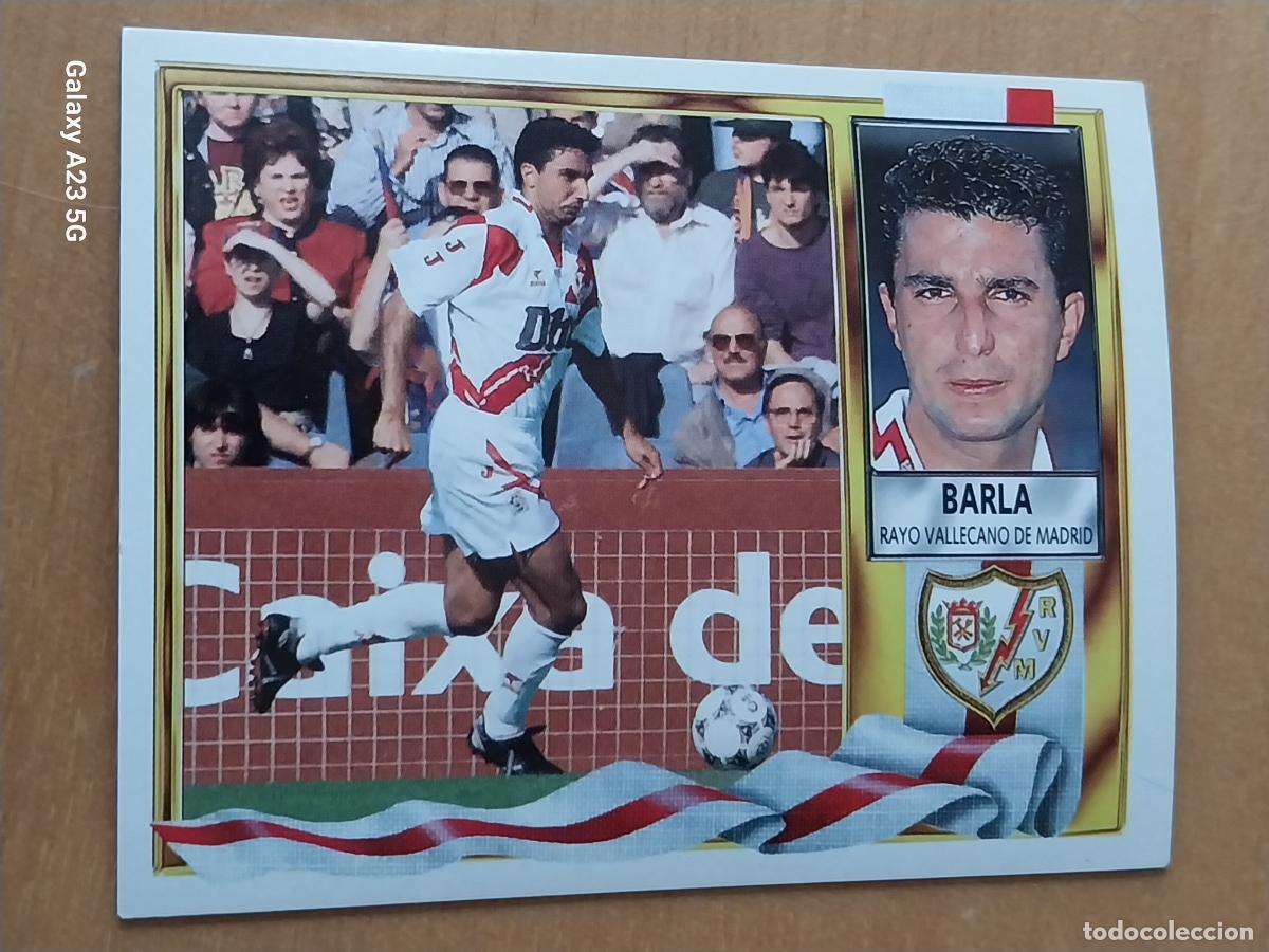 Cromos de f&uacute;tbol: BARLA RAYO VALLECANO ED ESTE LIGA 1995 95 96 CROMO SIN PEGAR NUNCA ORIGINAL ++