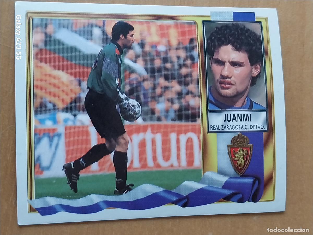 Cromos de f&uacute;tbol: JUANMI ZARAGOZA ED ESTE LIGA 1995 95 96 CROMO SIN PEGAR NUNCA ORIGINAL ++