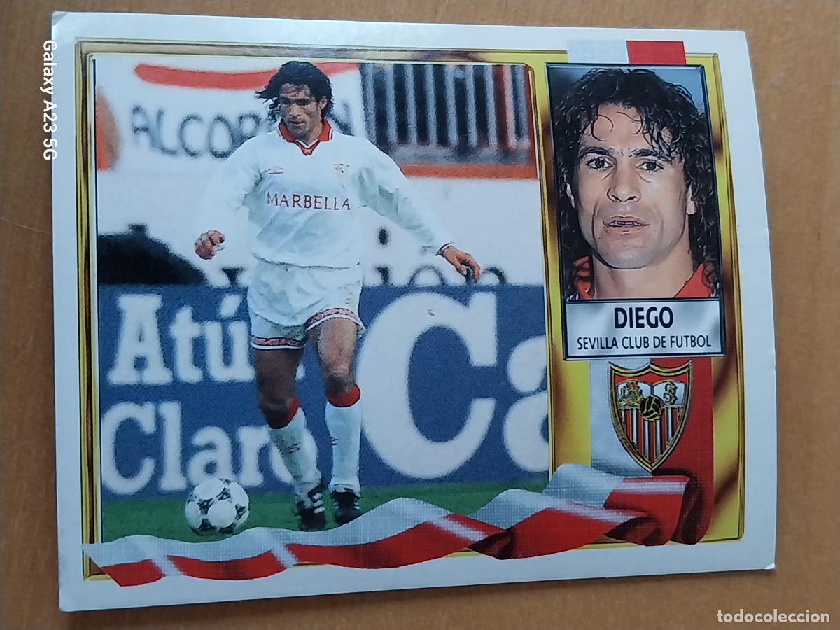 Cromos de f&uacute;tbol: DIEGO SEVILLA ED ESTE LIGA 1995 95 96 CROMO SIN PEGAR NUNCA ORIGINAL ++