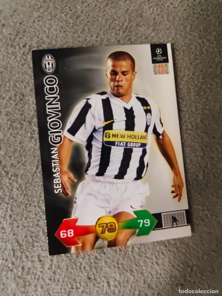 Cromos de f&uacute;tbol: SUPER STRIKES 2009 10 SEBASTIAN GIOVINCO JUVENTUS ADRENALYN PANINI CHAMPIONS LEAGUE 09 2010 AAO