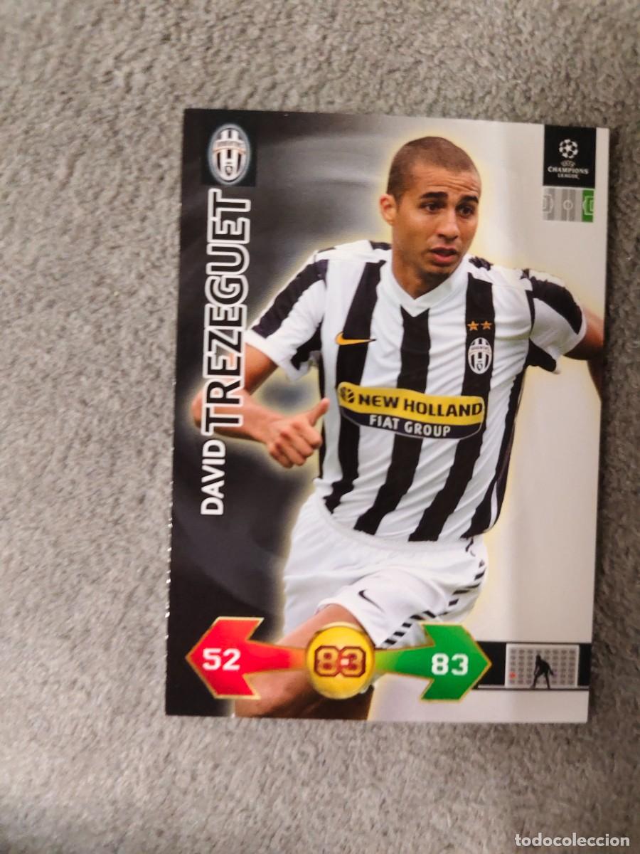 Cromos de f&uacute;tbol: SUPER STRIKES 2009 10 DAVID TREZEGUET JUVENTUS ADRENALYN PANINI CHAMPIONS LEAGUE 09 2010 AAO