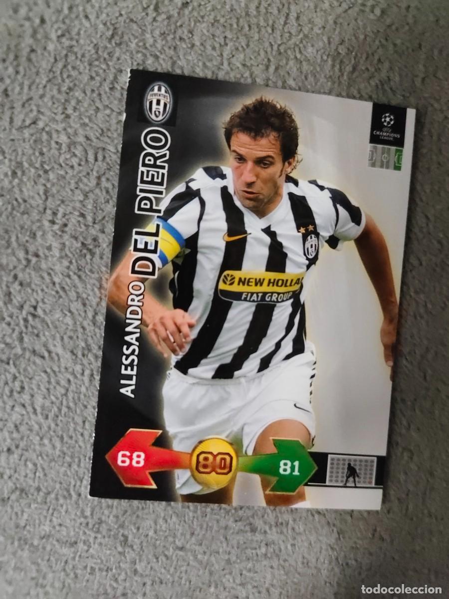 Cromos de f&uacute;tbol: SUPER STRIKES 2009 10 ALESSANDRO DEL PIERO JUVENTUS ADRENALYN PANINI CHAMPIONS LEAGUE 09 2010 AAO
