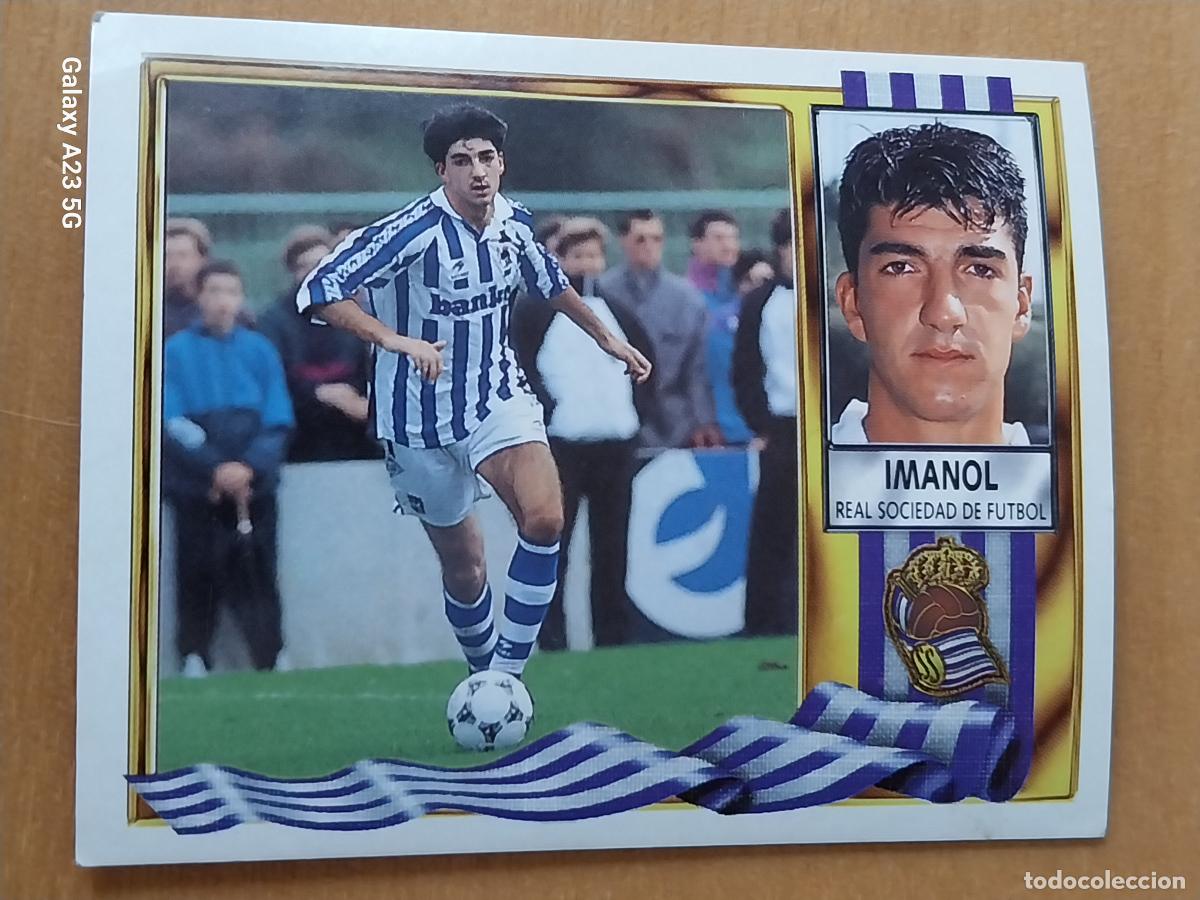 Cromos de f&uacute;tbol: INMANOL REAL SOCIEDAD ED ESTE LIGA 1995 95 96 CROMO SIN PEGAR NUNCA ORIGINAL ++