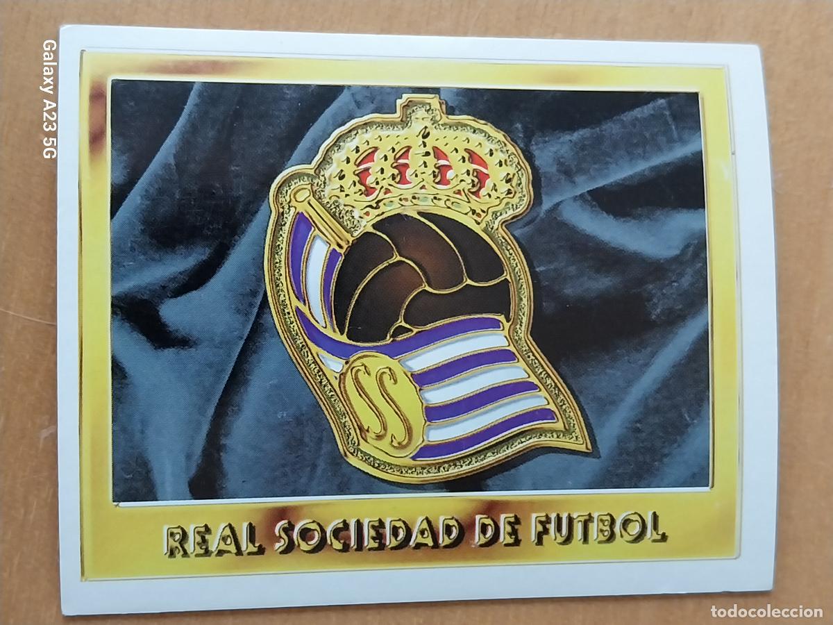 Cromos de f&uacute;tbol: REAL SOCIEDAD ESCUDO ED ESTE LIGA 1995 95 96 CROMO SIN PEGAR NUNCA ORIGINAL ++