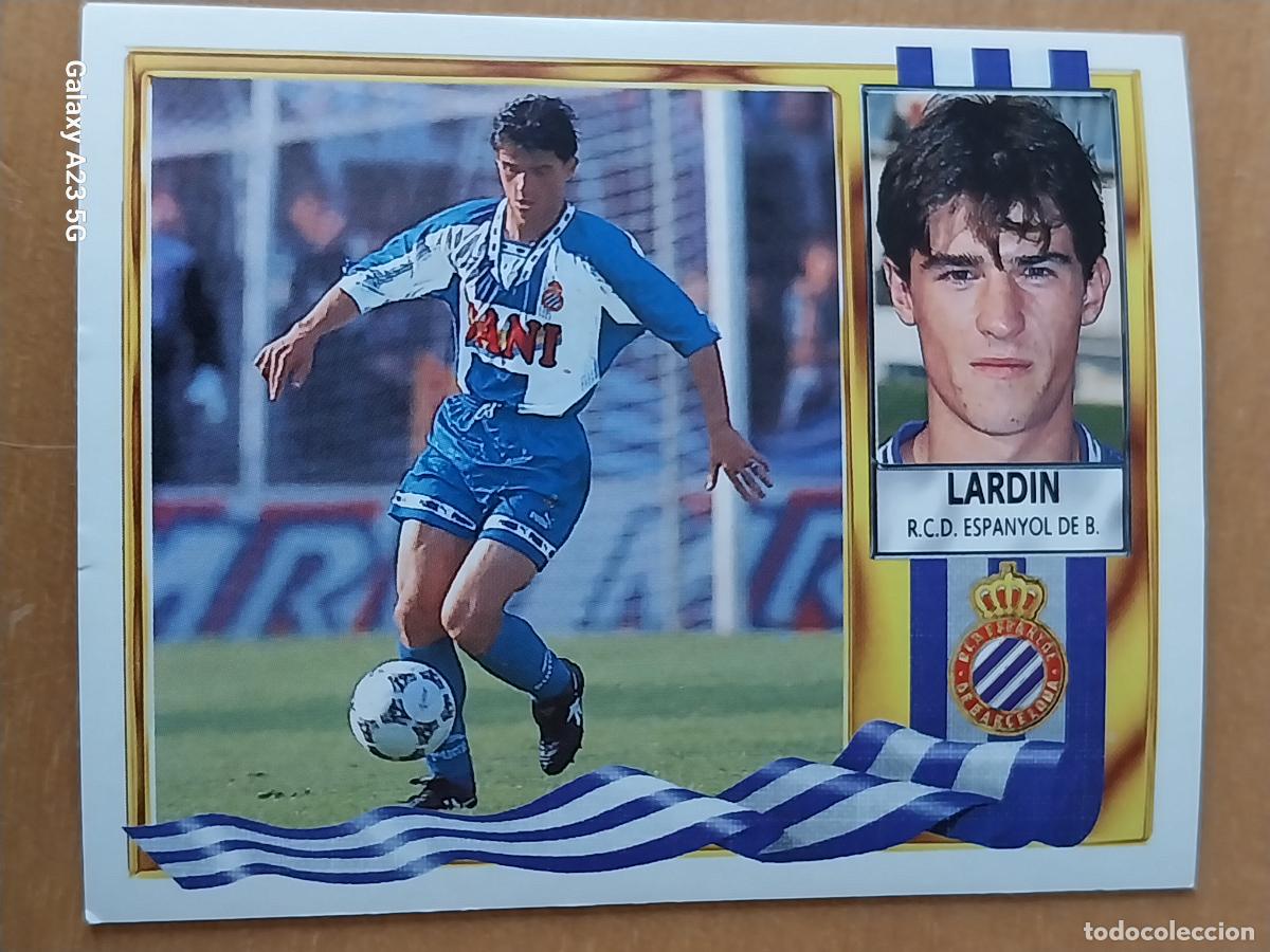 Cromos de f&uacute;tbol: LARDIN R C D ESPA&Ntilde;OL ED ESTE LIGA 1995 95 96 CROMO SIN PEGAR NUNCA ORIGINAL ++