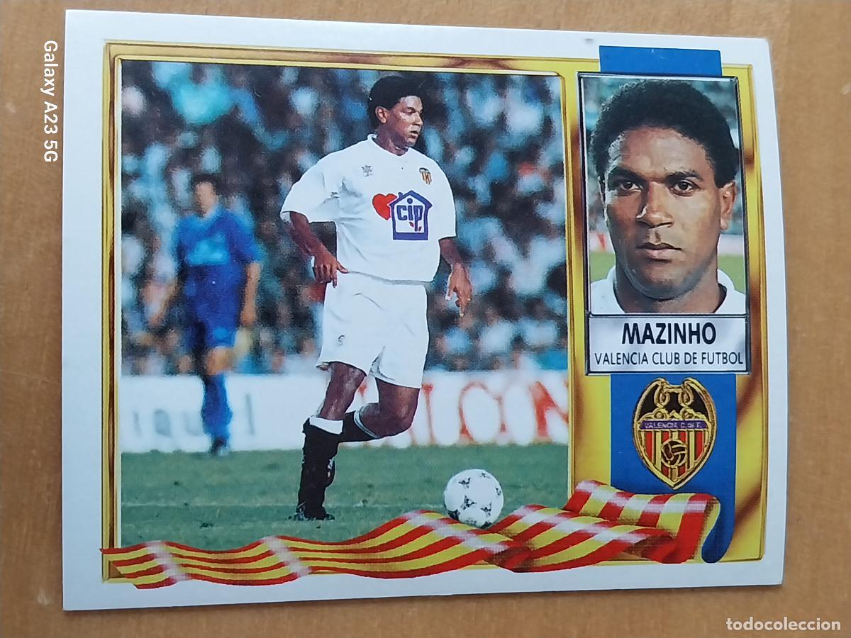 Cromos de f&uacute;tbol: MAZINHO VALENCIA ED ESTE LIGA 1995 95 96 CROMO SIN PEGAR NUNCA ORIGINAL ++