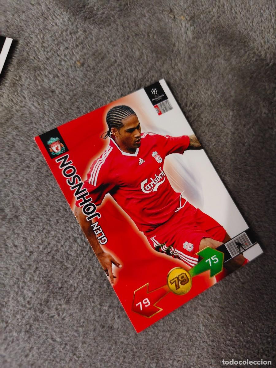 Cromos de f&uacute;tbol: SUPER STRIKES 2009 10 GLEN JOHNSON LIVERPOOL FC ADRENALYN PANINI CHAMPIONS LEAGUE 09 2010 AAO