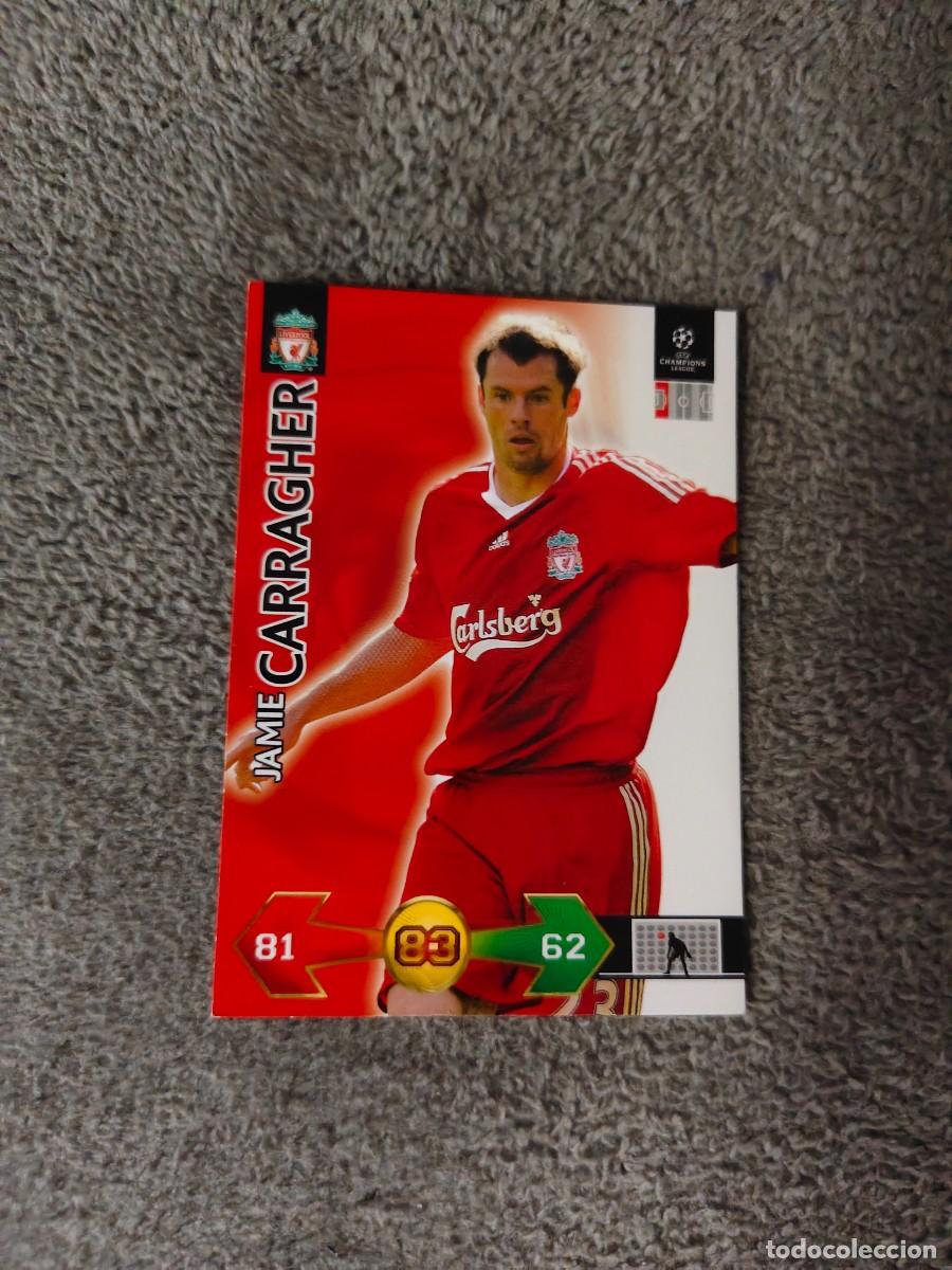 Cromos de f&uacute;tbol: SUPER STRIKES 2009 10 JAMIE CARRAGHER LIVERPOOL FC ADRENALYN PANINI CHAMPIONS LEAGUE 09 2010 AAO