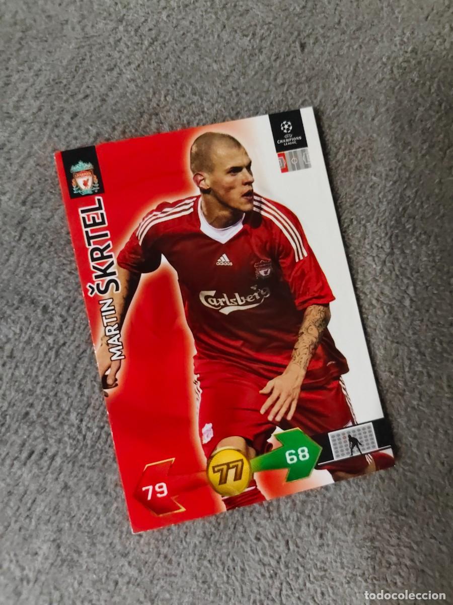 Cromos de f&uacute;tbol: SUPER STRIKES 2009 10 MARTIN SKRTEL LIVERPOOL FC ADRENALYN PANINI CHAMPIONS LEAGUE 09 2010 AAO