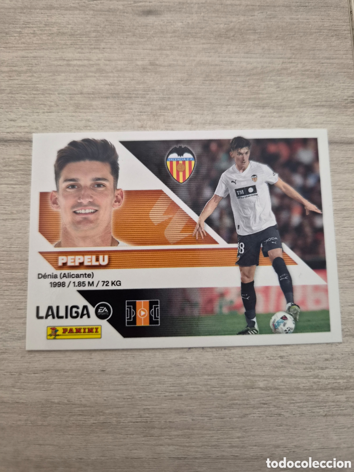 Cromos de f&uacute;tbol: N&deg;11 Valencia Pepelu Liga Este 26/27