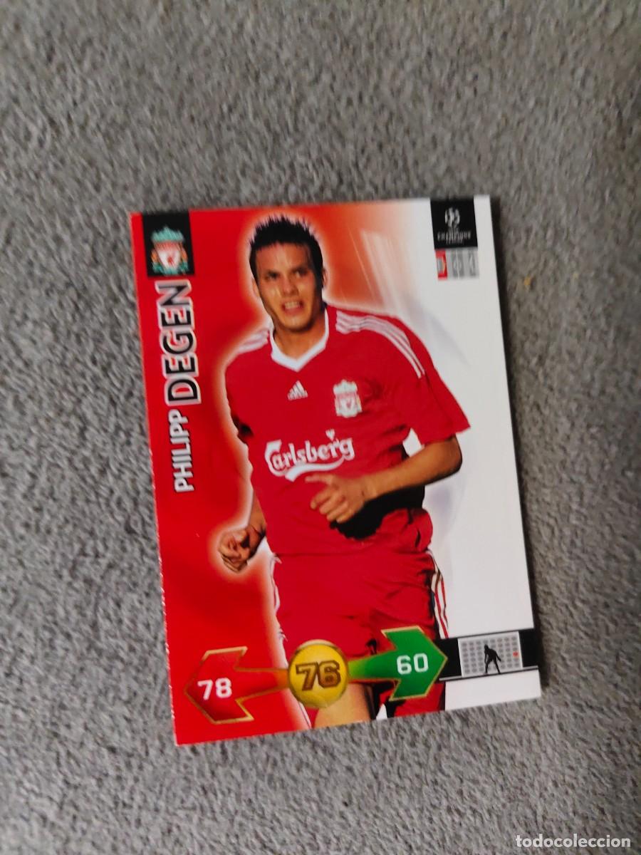 Cromos de f&uacute;tbol: SUPER STRIKES 2009 10 PHILIPP DEGEN LIVERPOOL FC ADRENALYN PANINI CHAMPIONS LEAGUE 09 2010 AAO